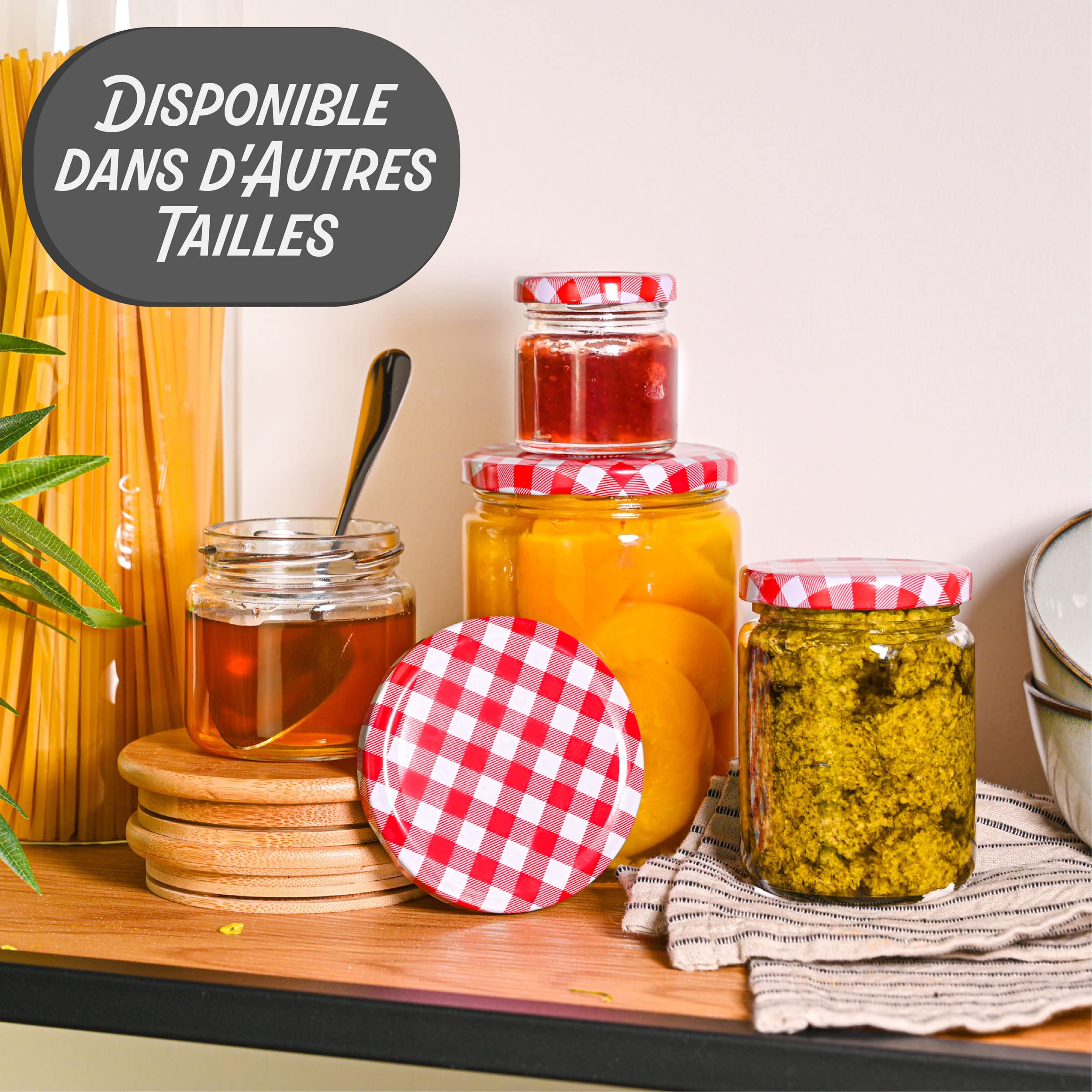 Praknu 25 Pots à Confiture de 230ml - Avec Étiquettes et Marqueur - Hermétique - Lavable au Lave-vaisselle - Idéal comme Cadeau