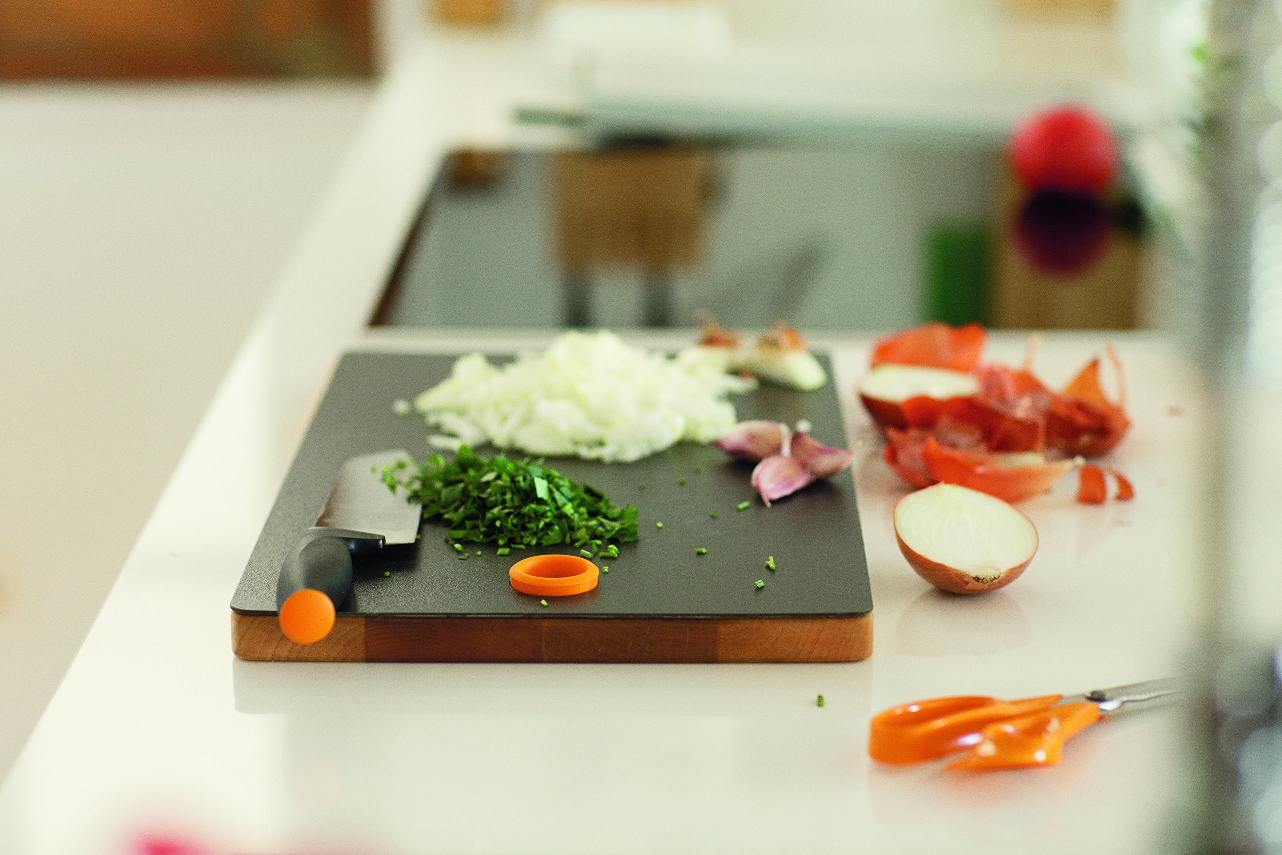Fiskars Nożyczki kuchenne, Classic, Długość całkowita: 18 cm, Stal/tworzywo sztuczne, 1000819