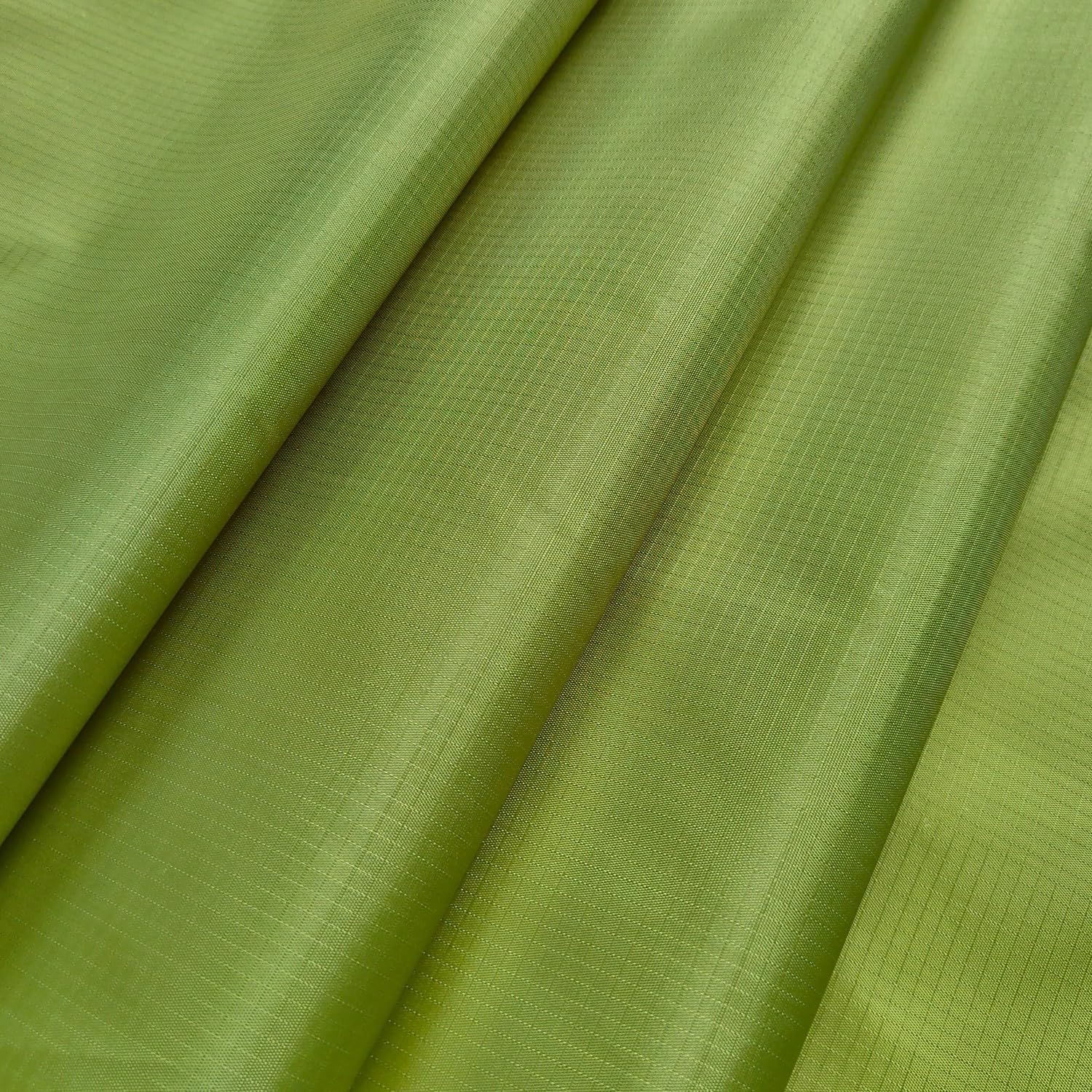 Precut Nylon Fabric (2 Yards x 57 inch) - Water Repellent Ripstop Fabric, Lightweight, Du-Rable - Used for Covers, Flag, Sacks, Upholstery, Tent, Tarps, Kite, Craft and DIY - Moss Green