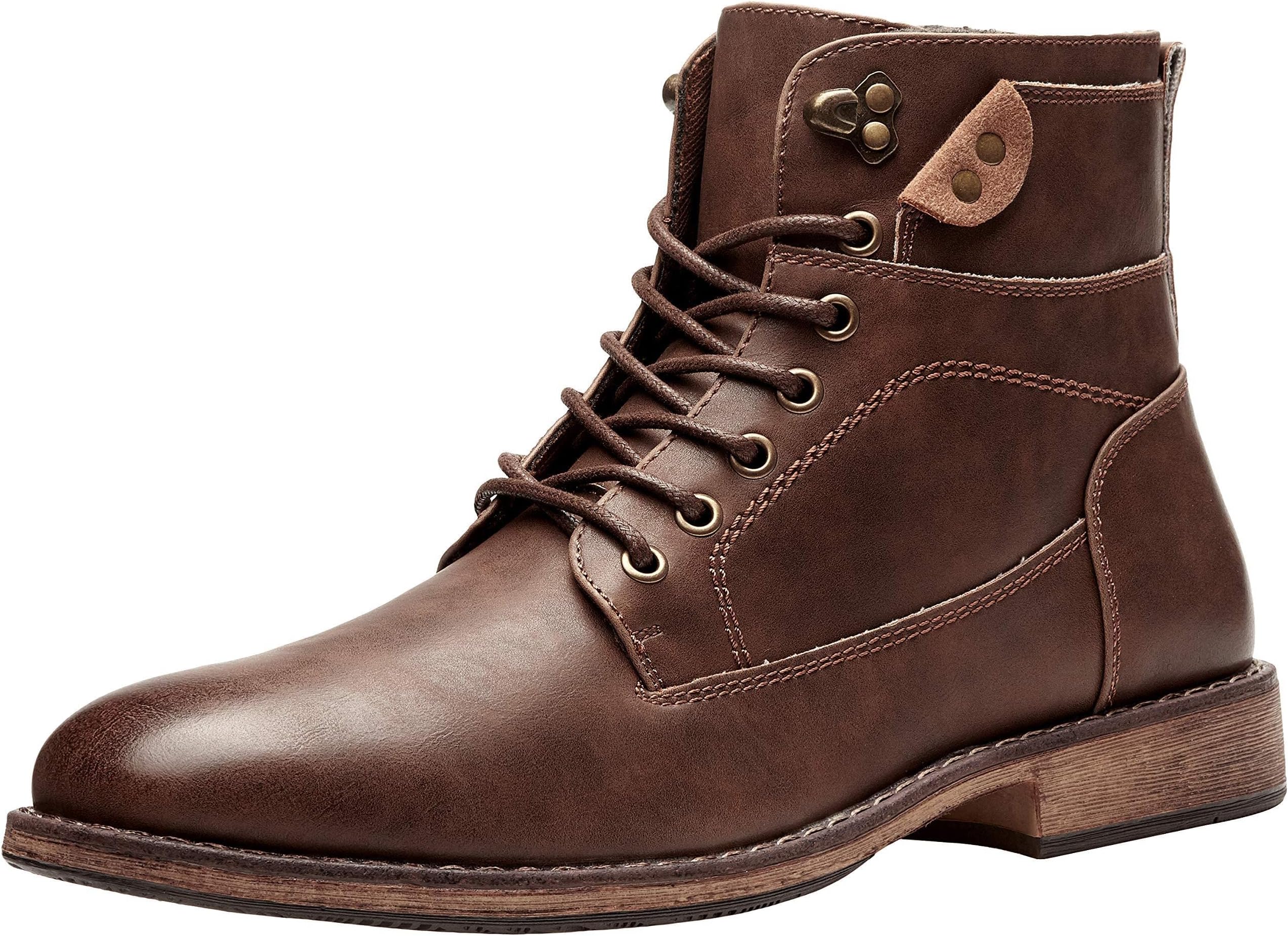 Men's Motorcycle Boots Business Casual Chukka Boot for Men