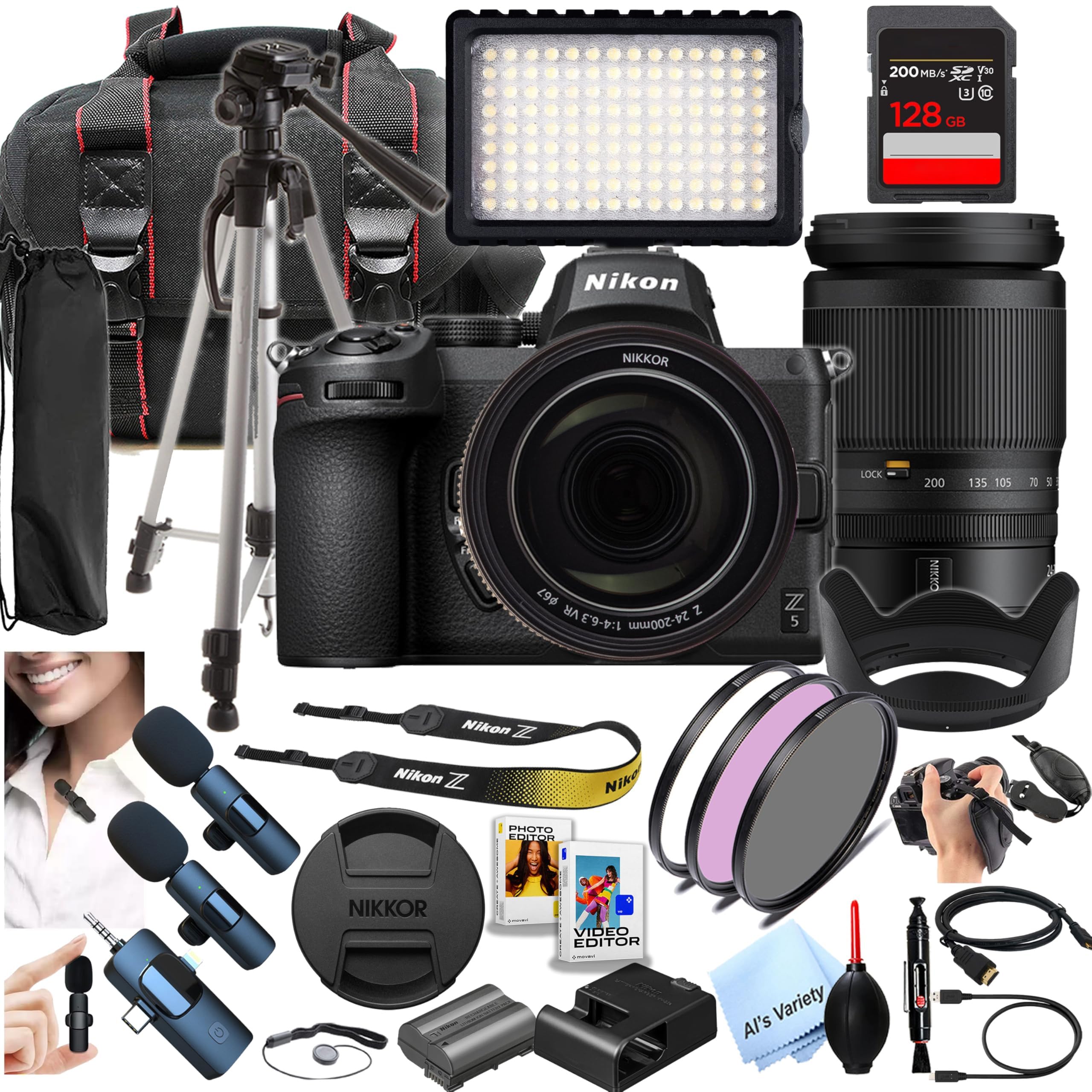 Amazon.com: Nikon Z5 Mirrorless Digital Camera 24.3MP, Z DX 24