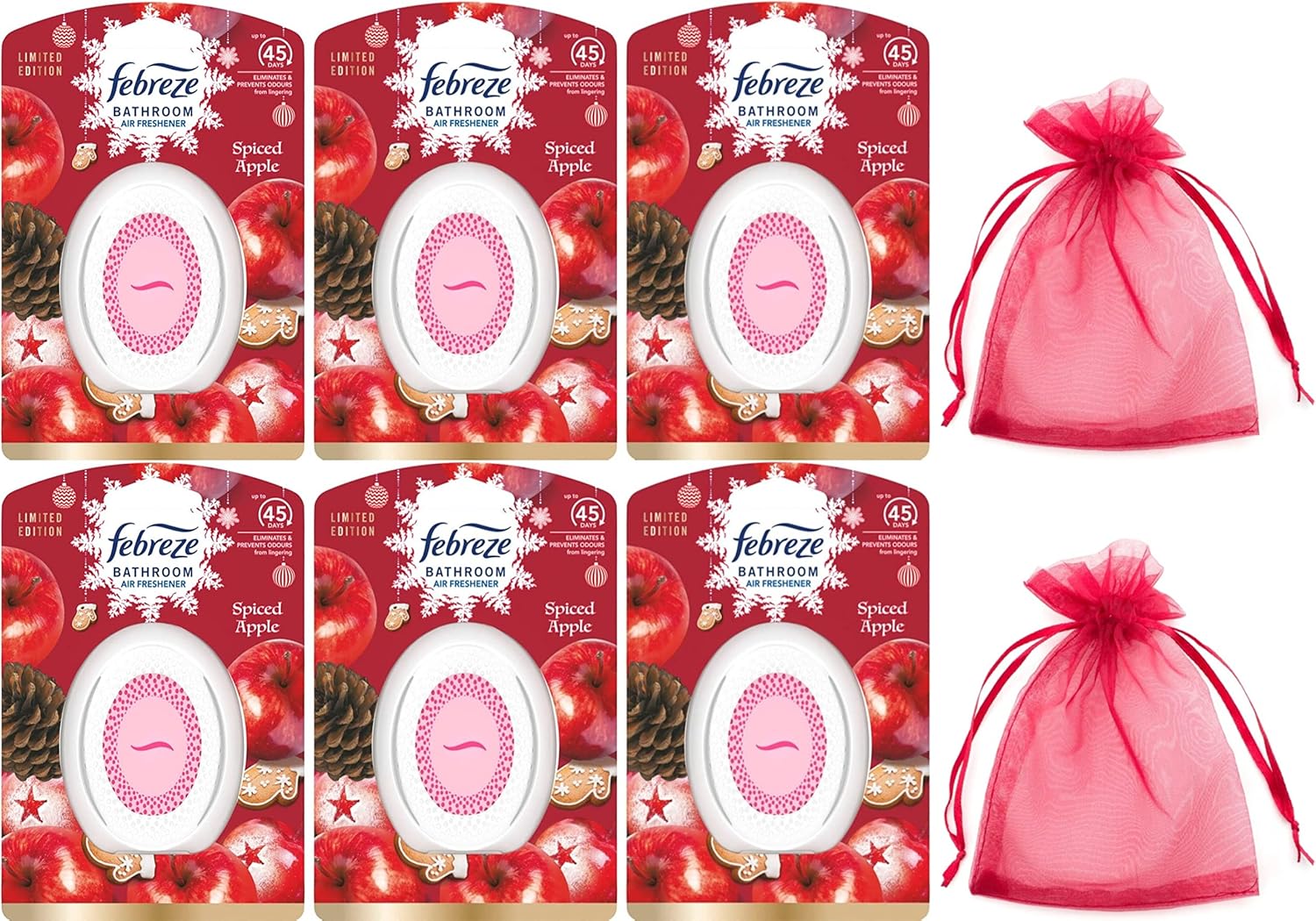 Febreze Bathroom Air Freshener, Small Spaces Refresher, Spiced Apple ...