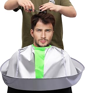Hair Cutting Capes Umbrella for Adults, Barber Cape Cloak Cape for Home and Salon Use, Keep Hair Off Clothes and Floor