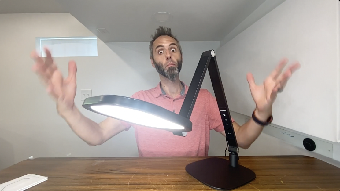 BEST LED Desk Lamp? | Desk Light for Home Office Video Calls