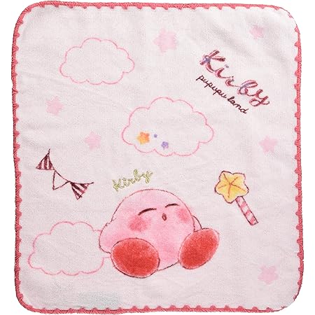 Amazon 丸眞 ハンドタオル 任天堂 星のカービィ 34 36cm カービィ コットン キャンディ 雲とカービィ 綿100 ハンドタオル ホーム キッチン オンライン通販