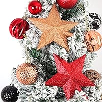 Vista 5 de Juego de 101 bolas de Navidad ultra lujosas con adorno para el árbol de Navidad, bolas de Navidad inastillables de Roomtip - Diseñadas en Italia