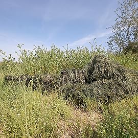 Arcturus Ghost Ghillie Suit: Woodland Camo | Double-Stitched Design with Adjustable Hood and Waist | Camo Hunting Clothes for Men, Military, Sniper, Airsoft and Hunting (Woodland, XL)