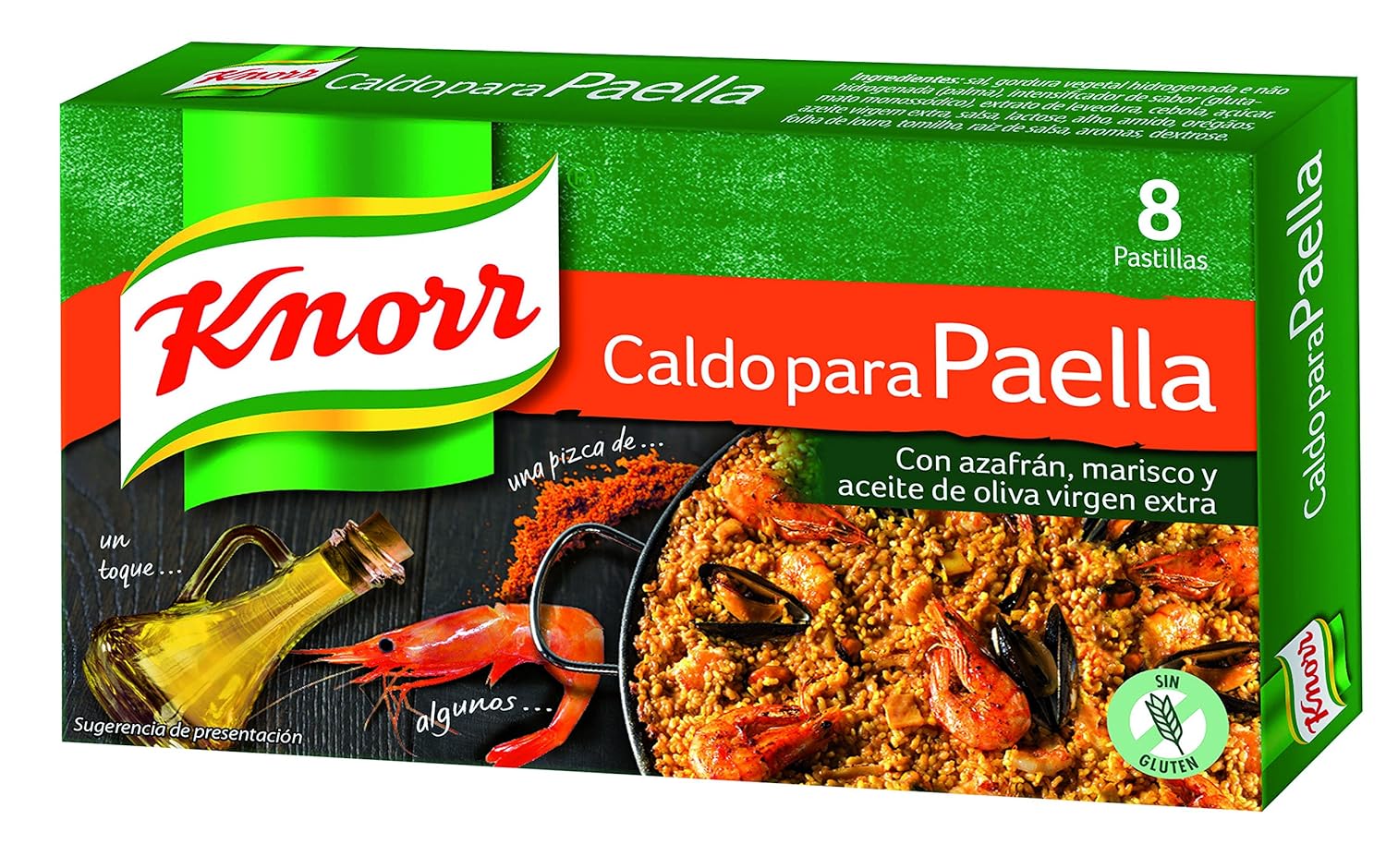 Caldo Paella Knorr 8 Pastillas 80g Amazon.de Lebensmittel & Getränke