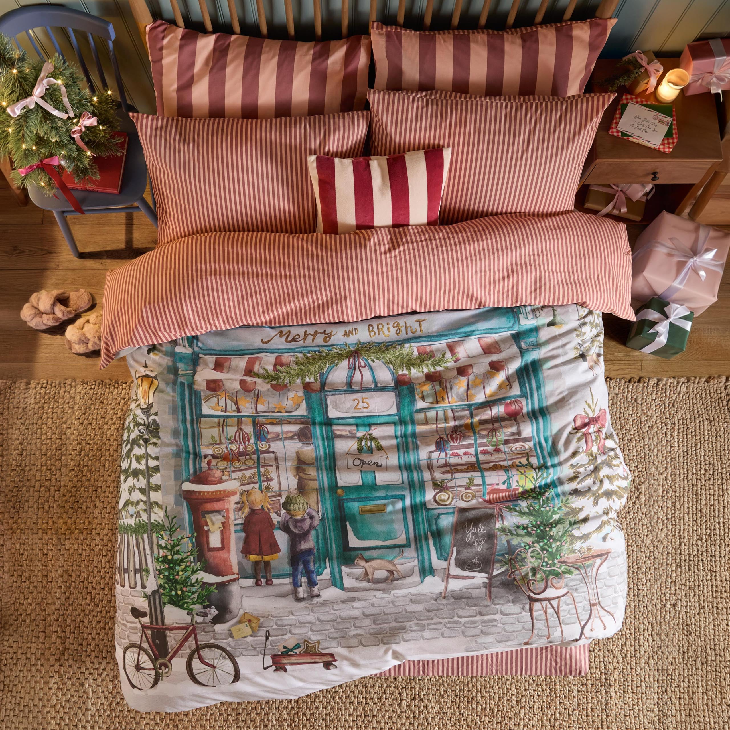 furn. Merry & Bright Duvet Cover Set (Multicolour - Double)