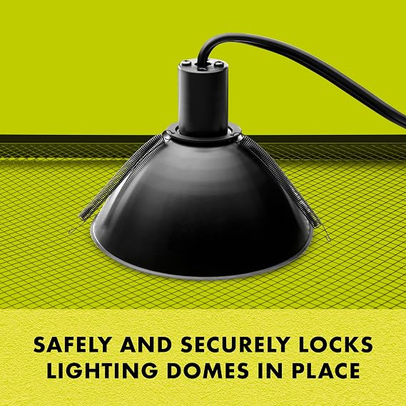 Zilla Mounting Spring Clip, Fits Most Lighting Domes