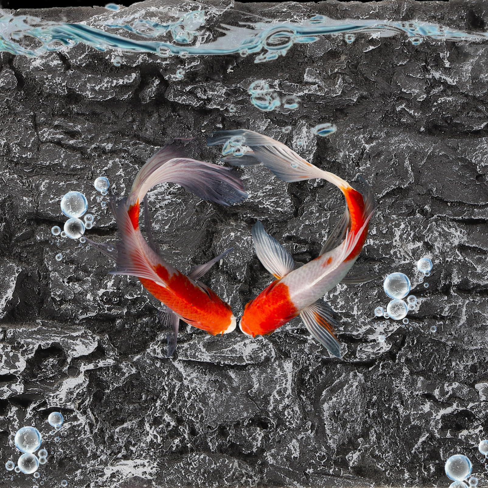 Didiseaon Corteza De Corcho para Belenes 10 Piezas Losa De De Fondo Reptiloil Fondos De Acuario Fondo del Acuario Decoraciones De Peceras Fondo De De Reptil Fondo De Terrario Se Aferra 3D PU Tanque