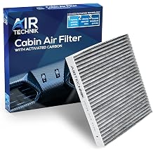AirTechnik CF10729 Cabin Air Filter w/Activated Carbon | Fits Chrysler 200, Cirrus, Sebring, Dodge Avenger, Caliber, Journey, Jeep Compass, Patriot - 5058693AA