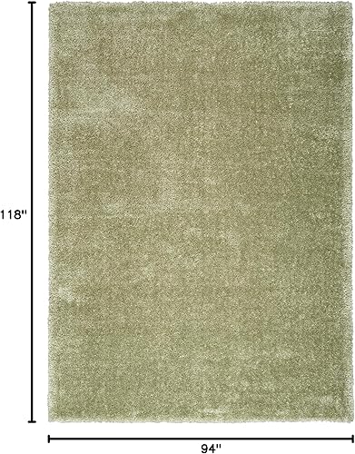 Miniatura 2 de Nourison Home Pacific Shag - Alfombra de 7 pies 10 pulgadas x 9 pies 10 pulgadas, fácil de limpiar, no se desprende, para dormitorio, sala de estar,