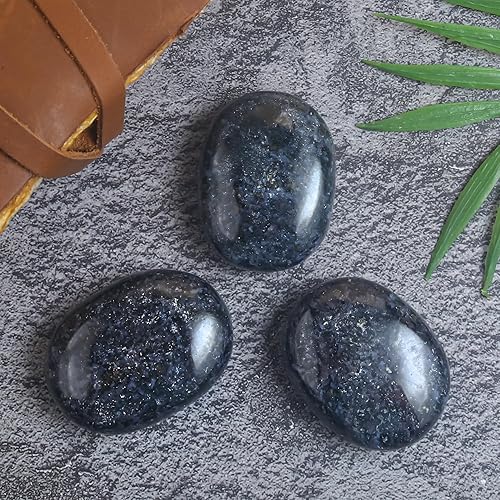 Miniatura 9 de Piedra de palma de jaspe roseta de 2.165-2.362 in  Piedra de preocupación natural para curación de chakras, reiki, piedra pulida, bolsillo tallado a