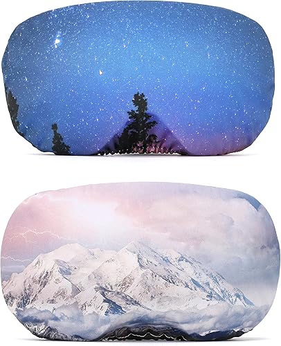 Sunsetbaby Funda protectora para gafas de esquí  Mantén tus lentes limpias y sin arañazos  Regalos para los amantes del esquí