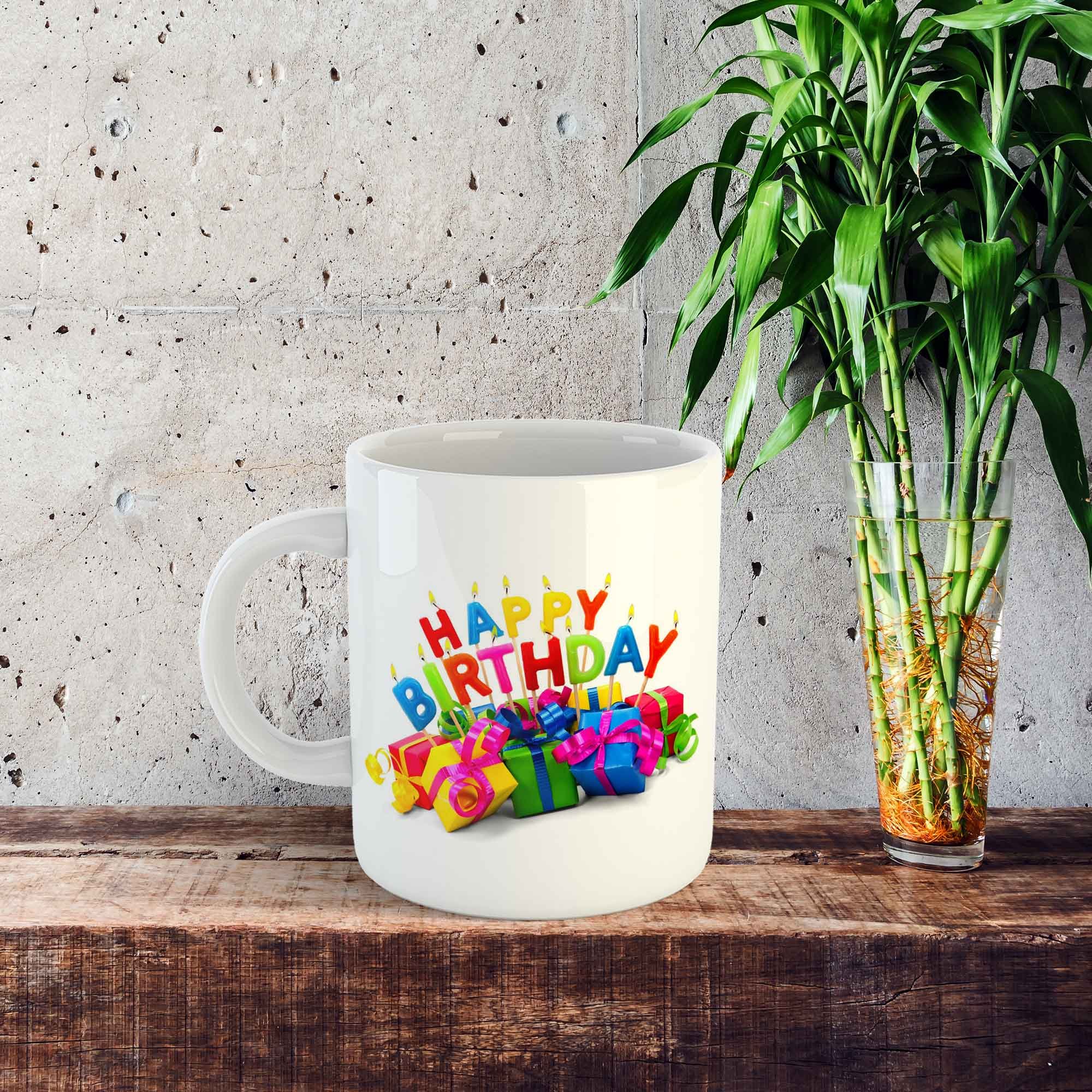Gen7 Happy Birthday Gift | Graphical Coffee Mug | 350ml Ceramic | Printed Coffee Mug 3