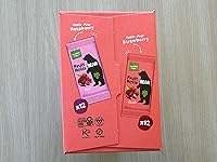 Vista 5 de Bear - Rollos de fruta real, paquete variado de fresa y frambuesa, 48 rollos (24 unidades, 2 rollos por paquete)