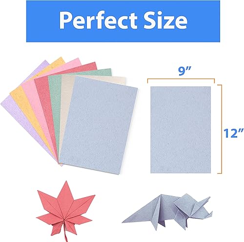 Miniatura 2 de Papel de construcción papel de construcción a granel papel de construcción ligero de 9 x 12 pulgadas colores surtidos papel de construcción para