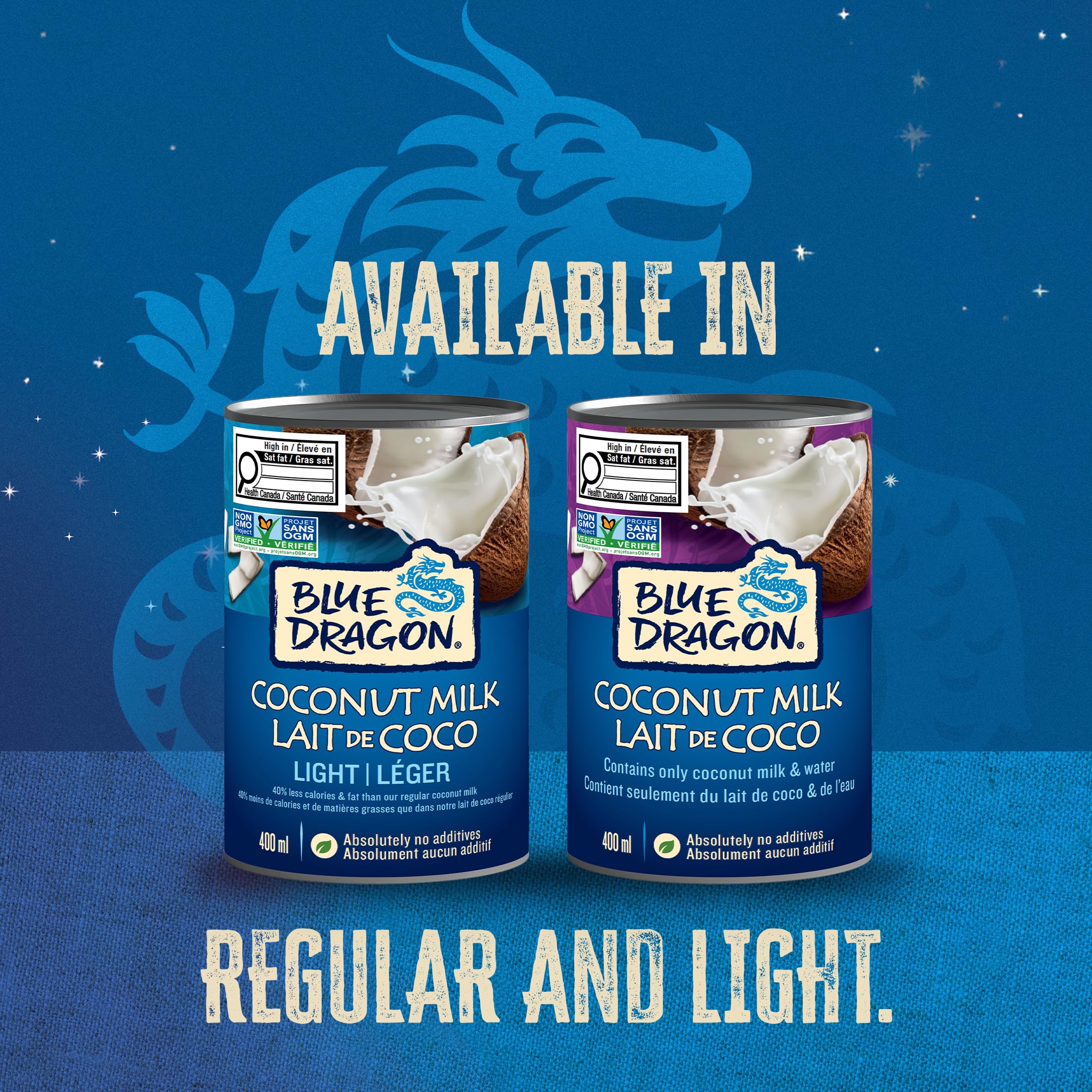 Blue Dragon, Light Coconut Milk, Reduced Fat, Less Calories, No