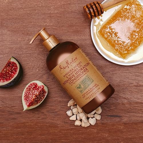 Miniatura 7 de SheaMoisture acondicionador capilar de hidratación intensiva de miel de manuka y aceite de mafura 13 onzas