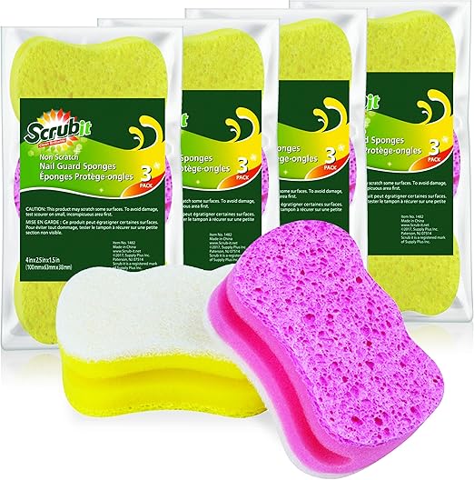 Scrub Sponge by Scrubit Multipurpose Cellulose Cleaning
