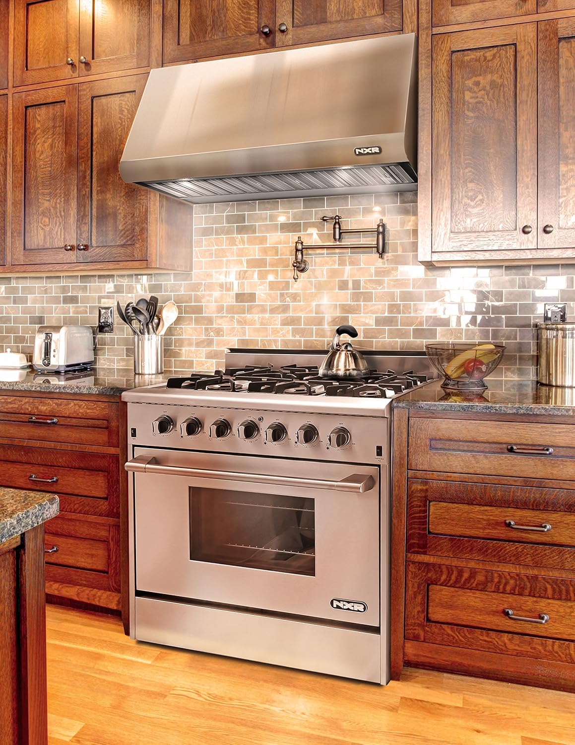 NXR 36" Stainless Steel Under Cabinet Range Hood with LED Lights