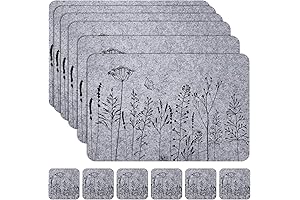 Elegant Felt Placemats for a Touch of Farmhouse Charm