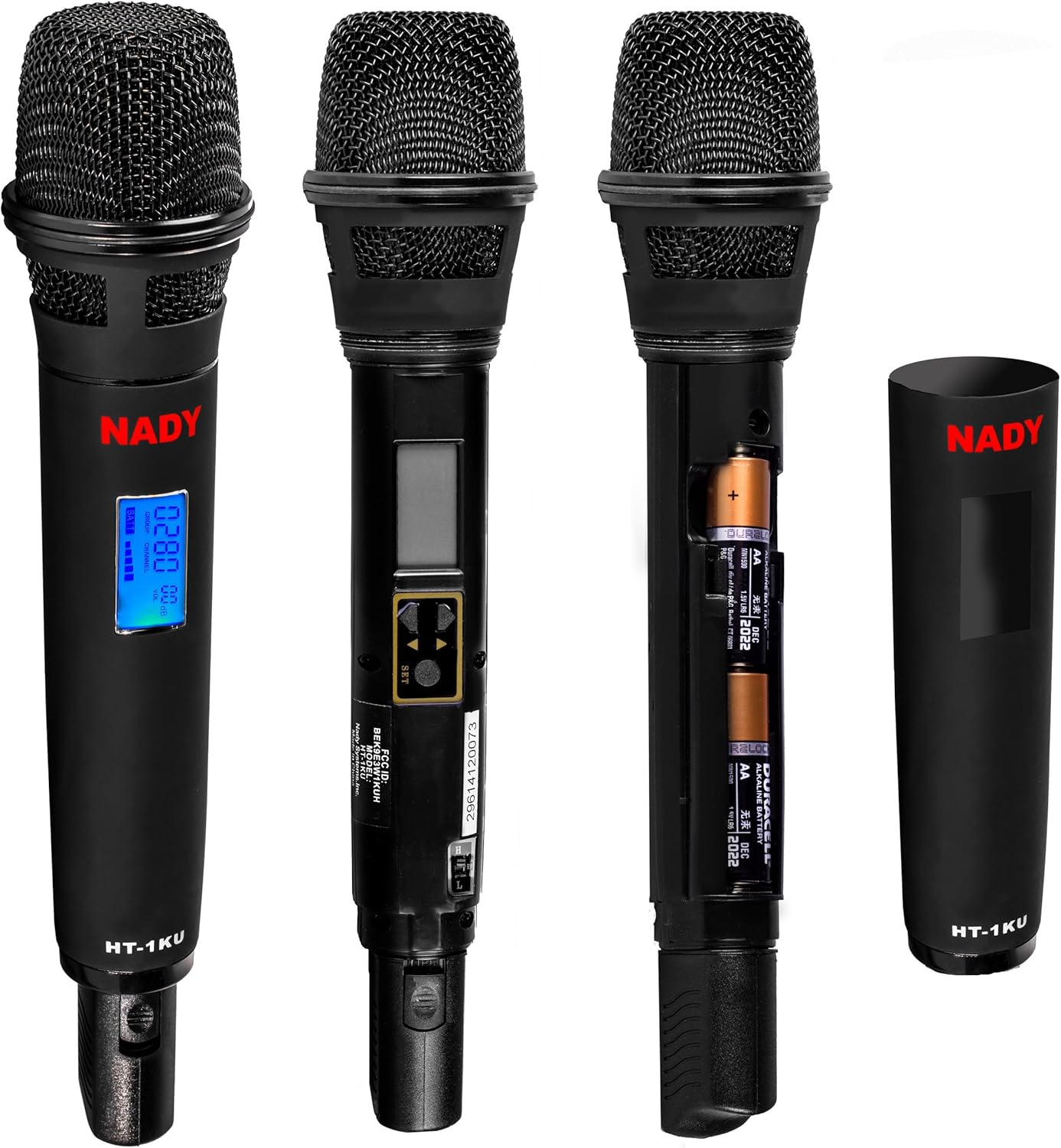 Nady HT-1KU Battery Installation and LCD Display