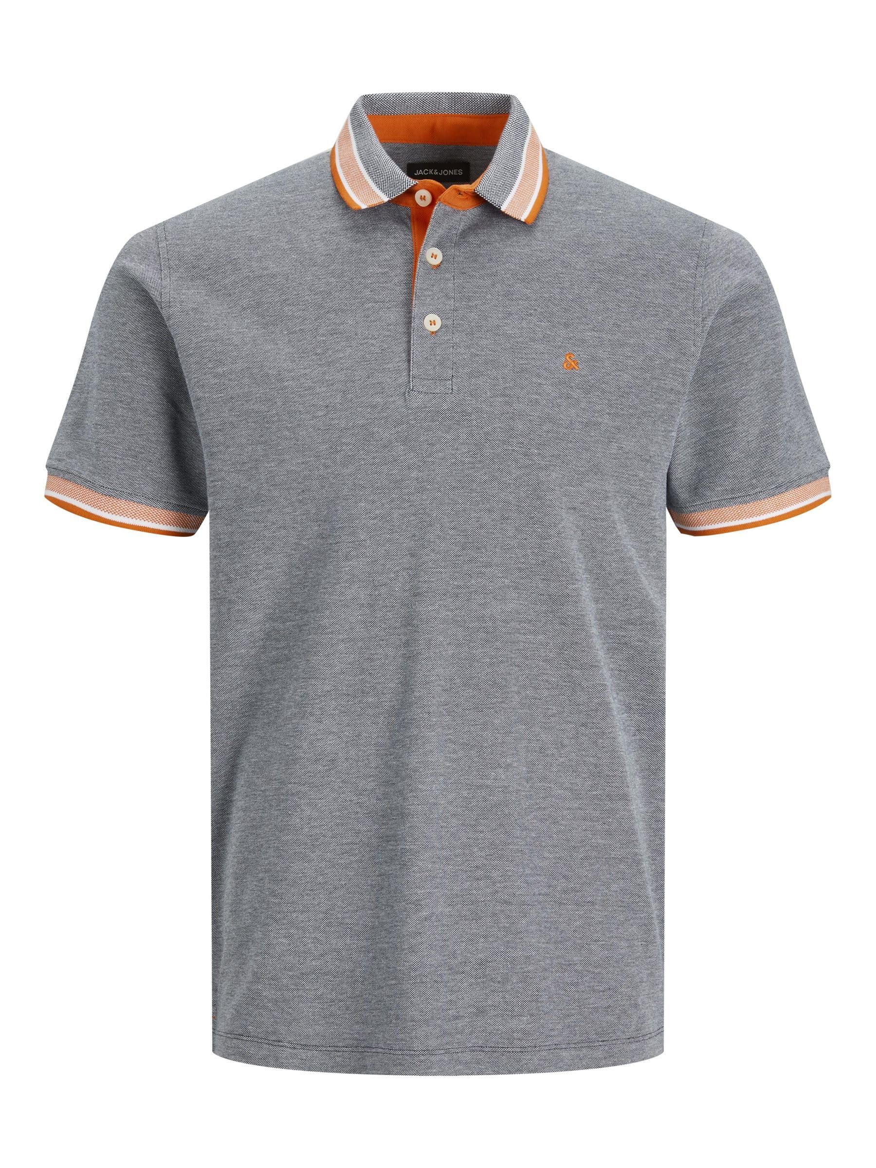 JACK & JONES Polo Plain Shirt Collar Polo