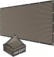 Vista 26 de Kesfitt Tela de sombra 70% para jardín, red resistente de 10 x 20 pies, lona de malla con material de polietileno de alta densidad y ojales