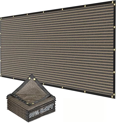 Miniatura 25 de Kesfitt Tela de sombra 40% para jardín, red resistente para el sol, lona de malla de 3 x 10 pies con material de polietileno de alta densidad