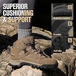 R CORD Hiking Boots Women Waterproof Non-Slip Womens Hiking Shoes Comfortable Outdoor Womens Hiking Boots Walking Boots Hiking Shoes Women