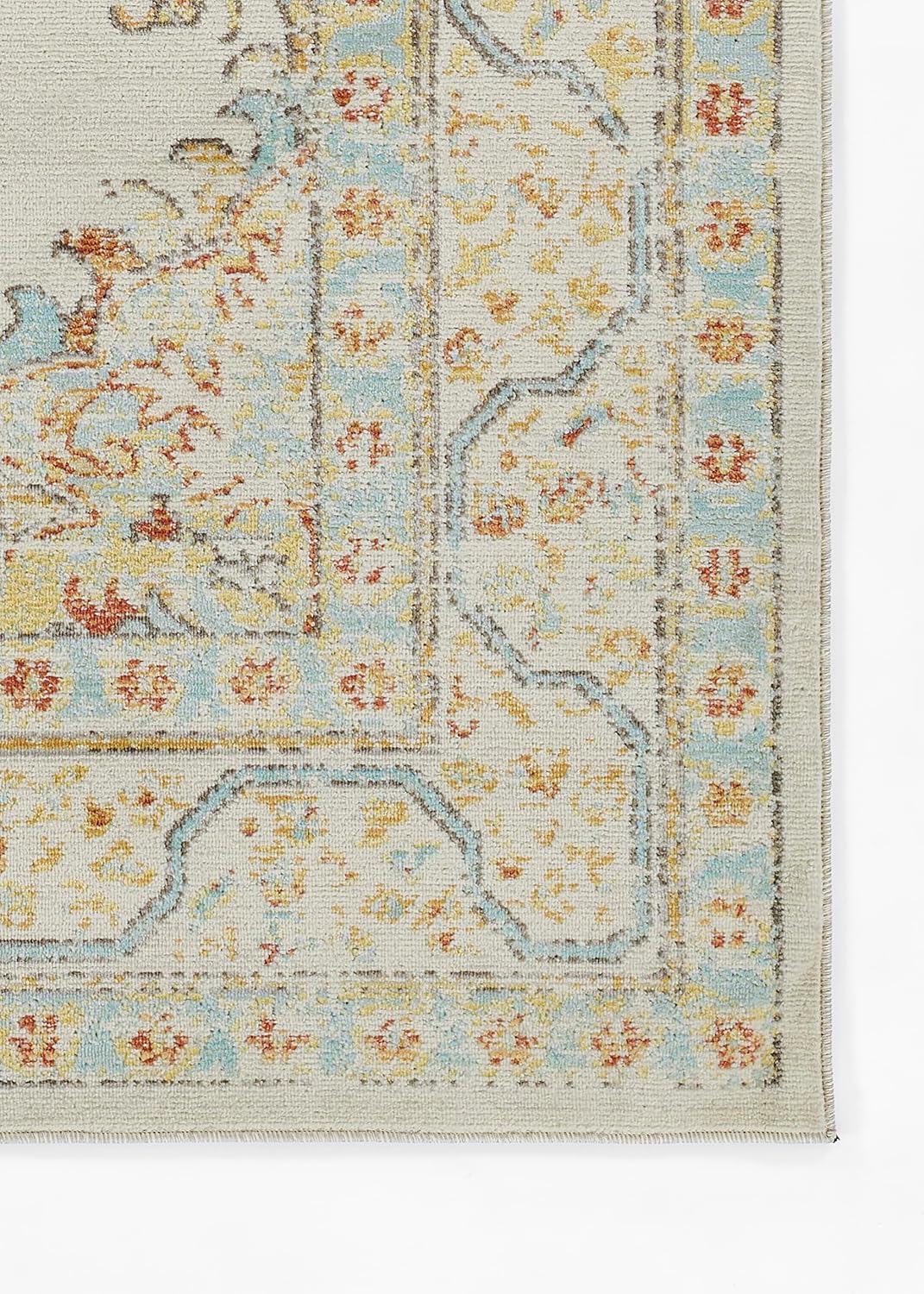 Momeni Lillihan Traditional Medallion Area Rug, 2' X 3', Ivory