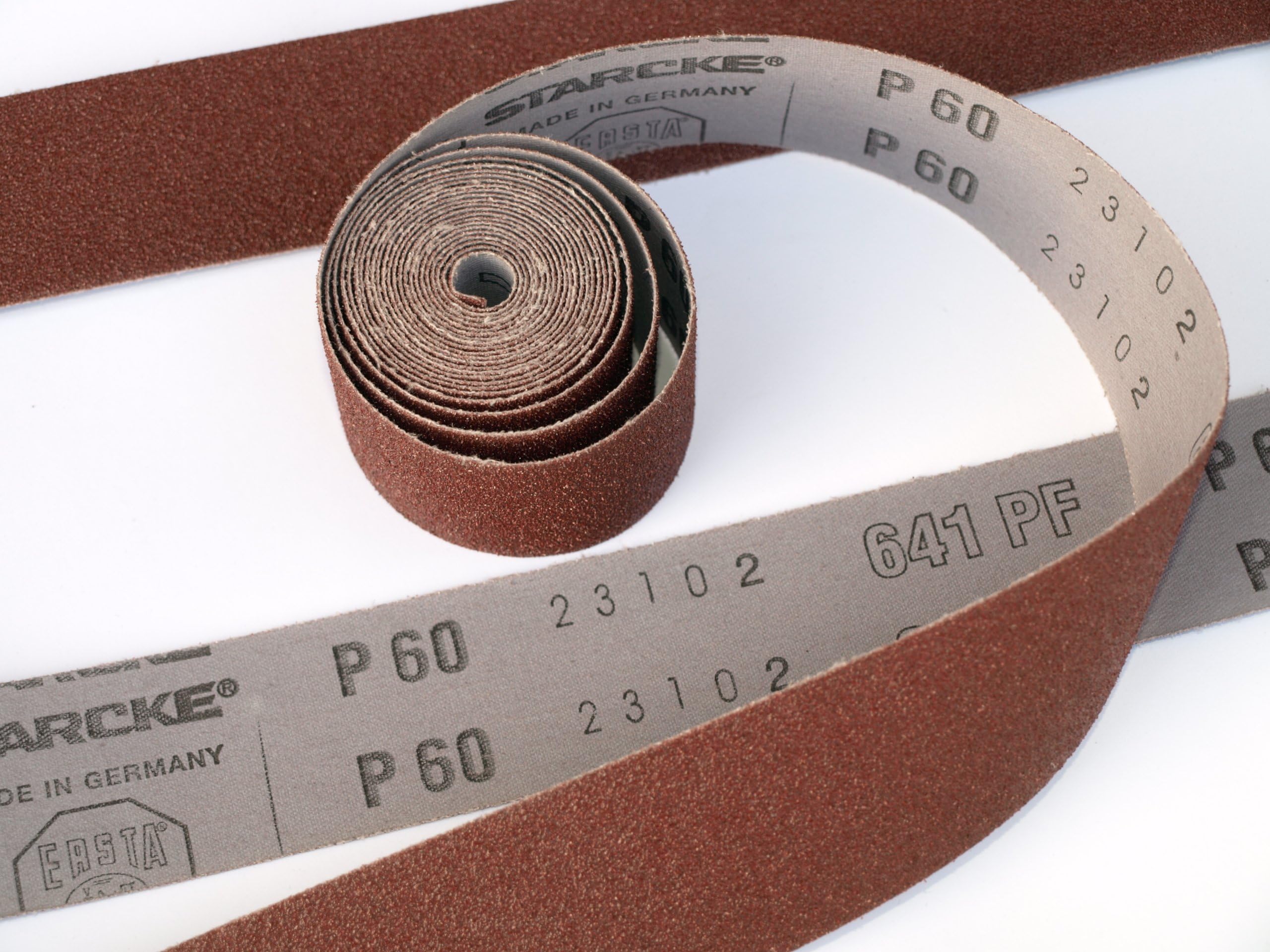 Emery Cloth Roll 40 grit 25mm x 5000mm Highest Quality 5 Metre 40grit Workshop Roll STARCKE Flexible Cloth Backed Roll for Manual Sanding