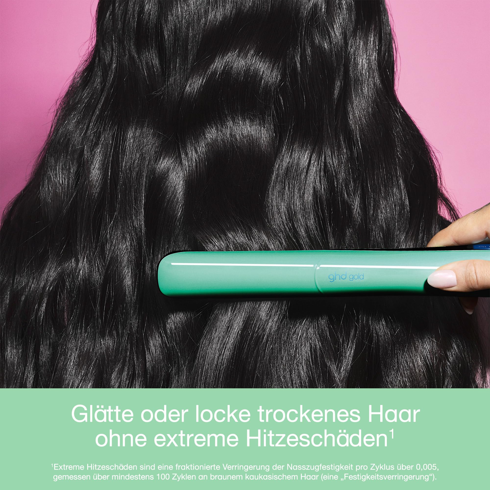 ghd Gold Glätteisen 26mm Multistyler Sleek Anti Frizz Finish für alle Haartypen