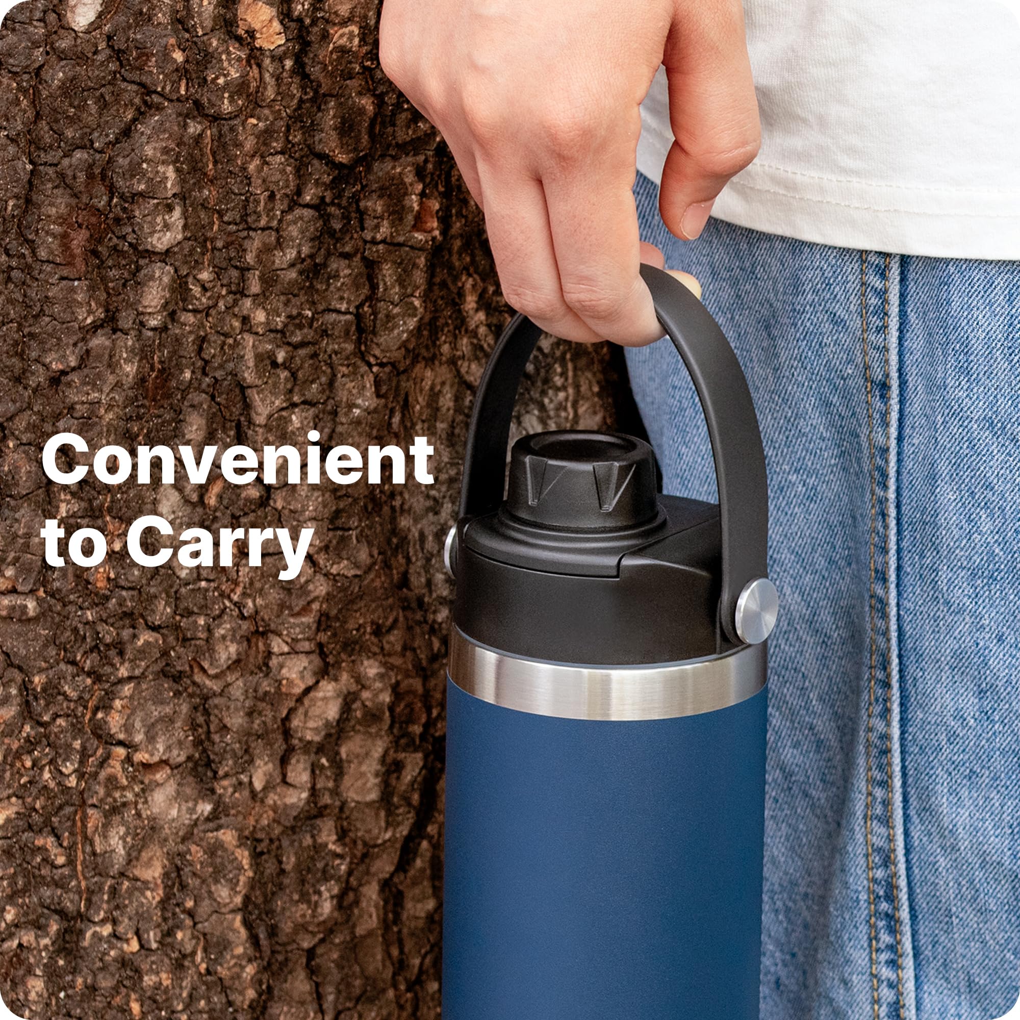 Couvercle à Bec Automatique – Large Ouverture, PP+TPR, Compatible 12-64 Oz, Robuste, Idéal Randonnée, Outdoor, Remplacement