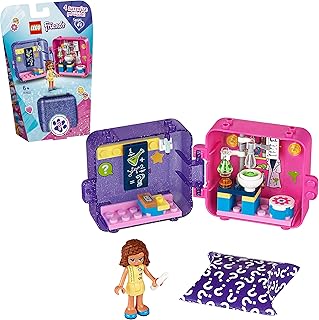 LEGO 41402 Friends Olivia's Play Cube Series 1, Collectible Mini Playset, Portable Travel Case