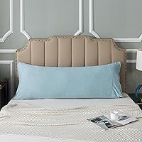 Vista 1 de H Household - Funda de almohada 100% algodón jersey - Ligera, cómoda, súper suave y transpirable, fundas de almohada tejidas en hilado con cierre