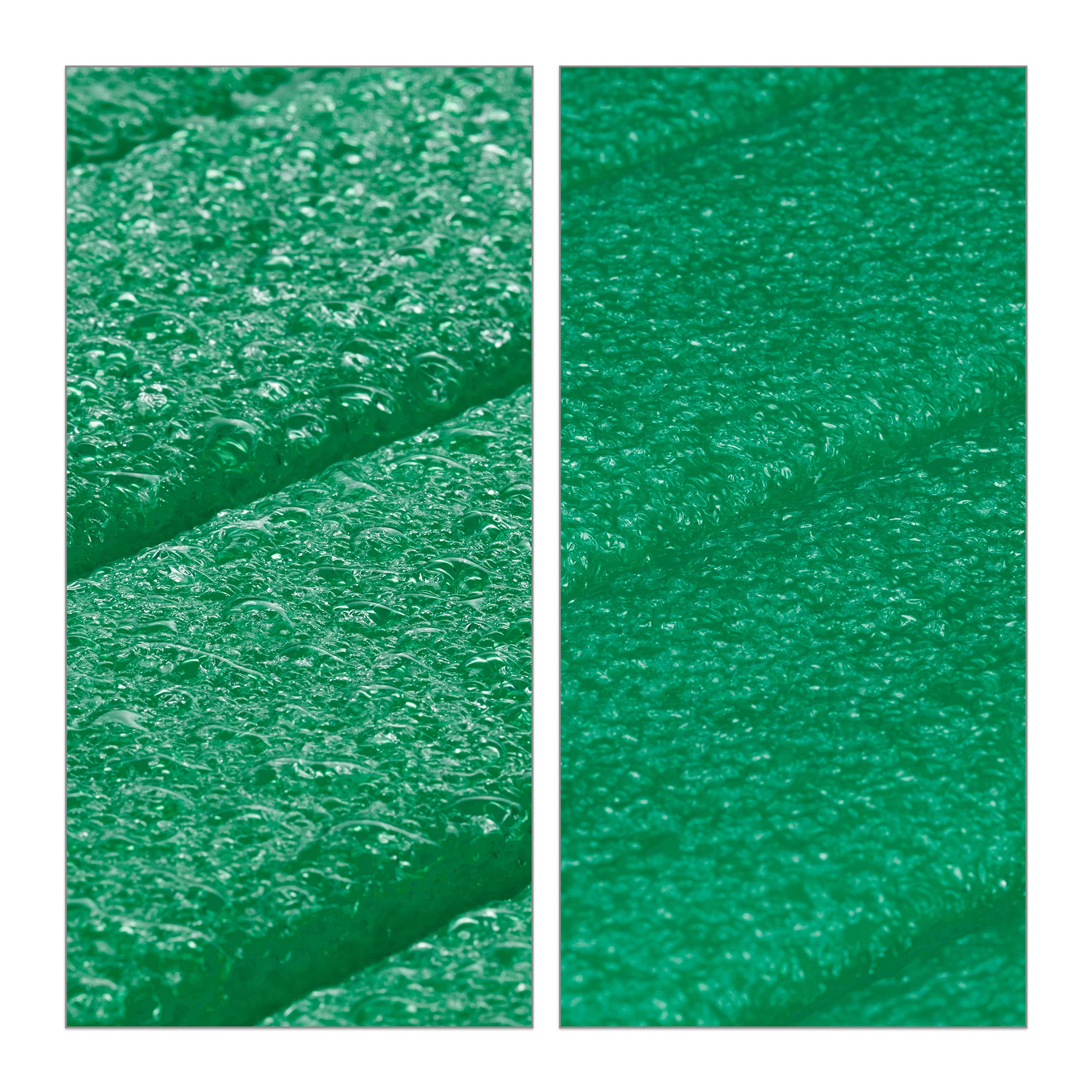 relaxdays Tapis de Jardinage en Lot de 3, Coussin pour Genoux Pratique, Garage, Protection, HLP : 4 x 39,5 x 20 cm, Vert