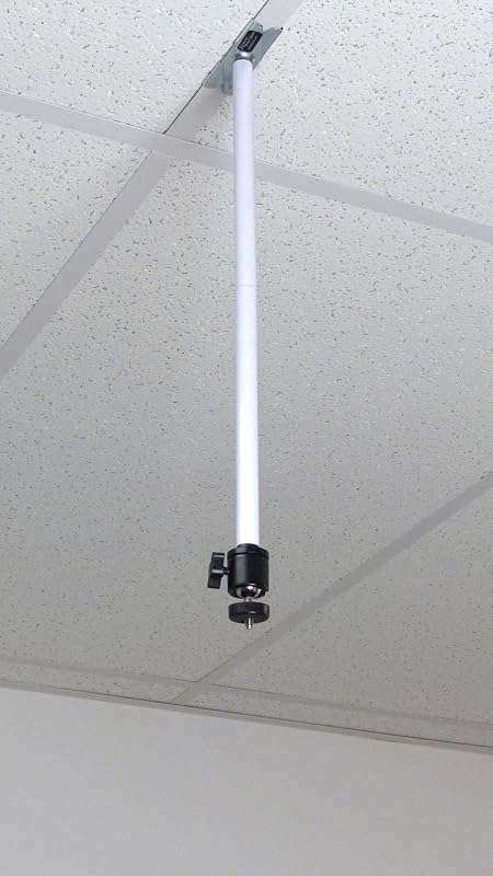 ALZO - Soporte para miniproyector de vídeo suspendido en techo abatible Pico