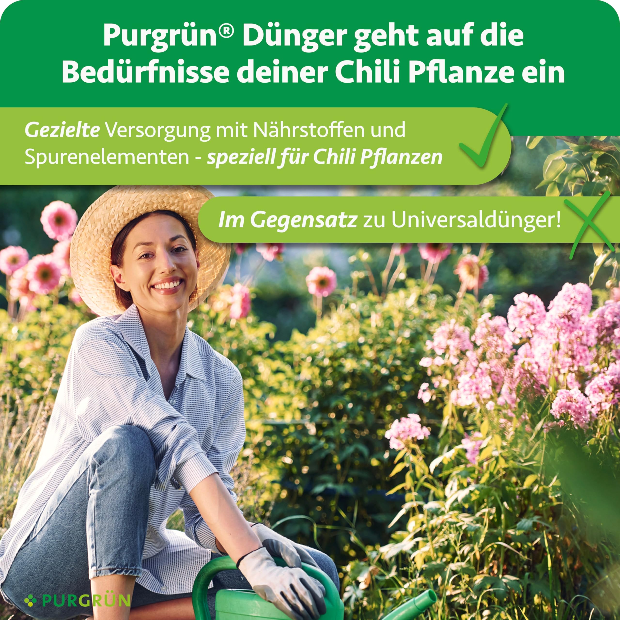 Bio-Chilidünger 1 Liter – Erhöht den Ernteertrag – Extra Kalium für knackige Chilis – Schnelles, gesundes Wachstum – Ohne tierische Inhaltsstoffe – Konzentrat für 100 Liter Gießwasser