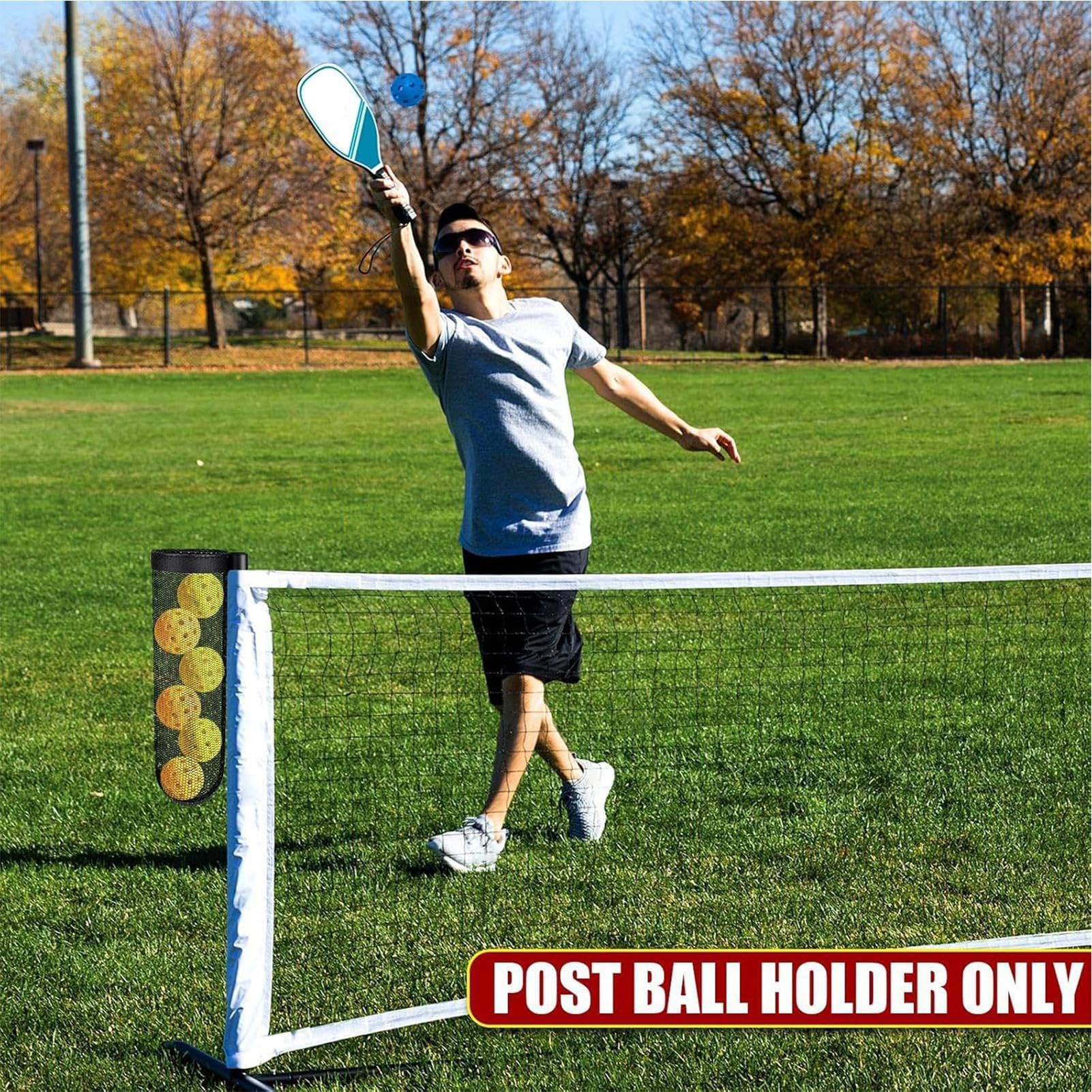 Zbdroxygen Pickle Ball Net,Durable Pickleball Collector Bag, Portable Pickleball Net Bag for Quick Ball Collection During Games, Black 2
