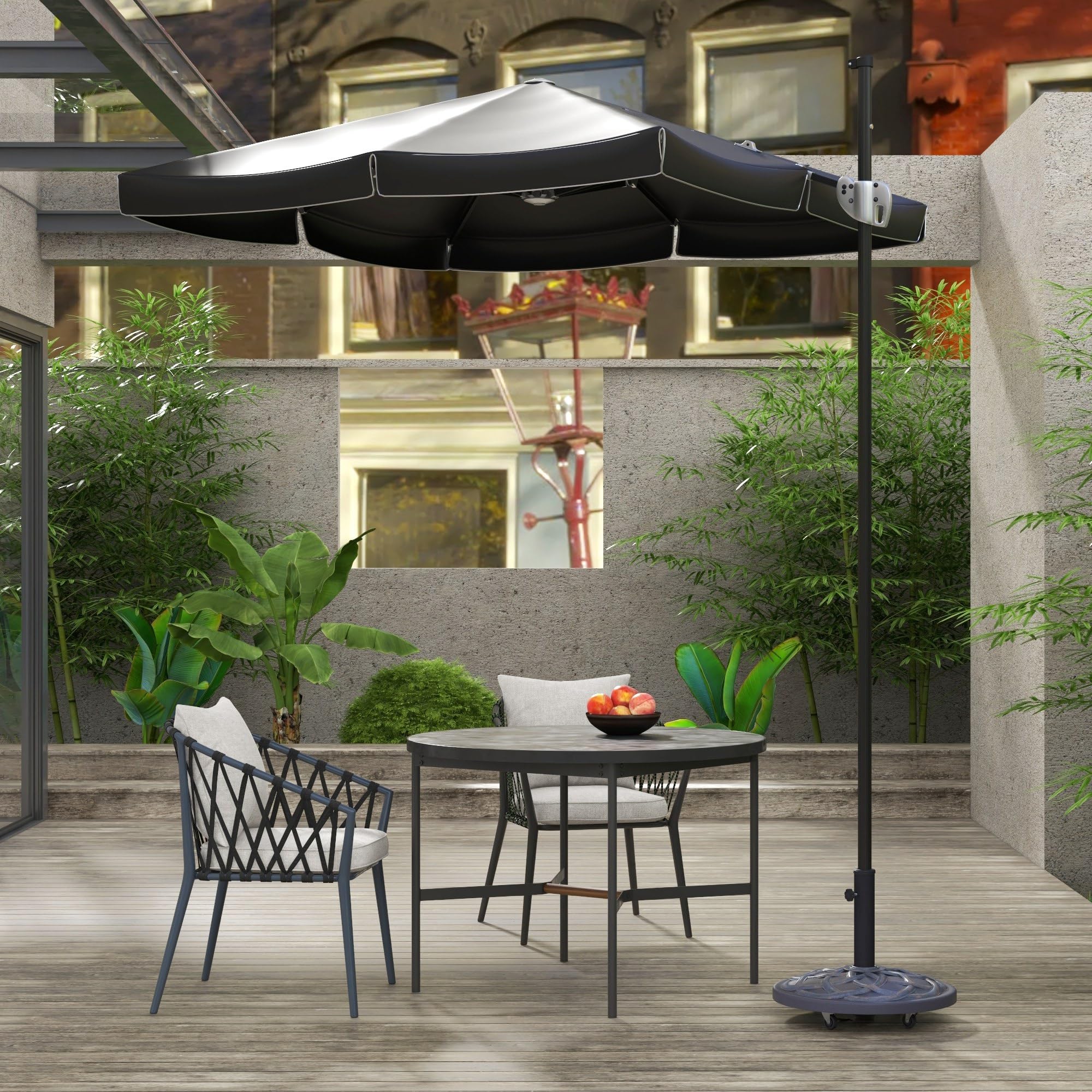 Outsunny Pied de Parasol Base de Parasol Support Parasol en