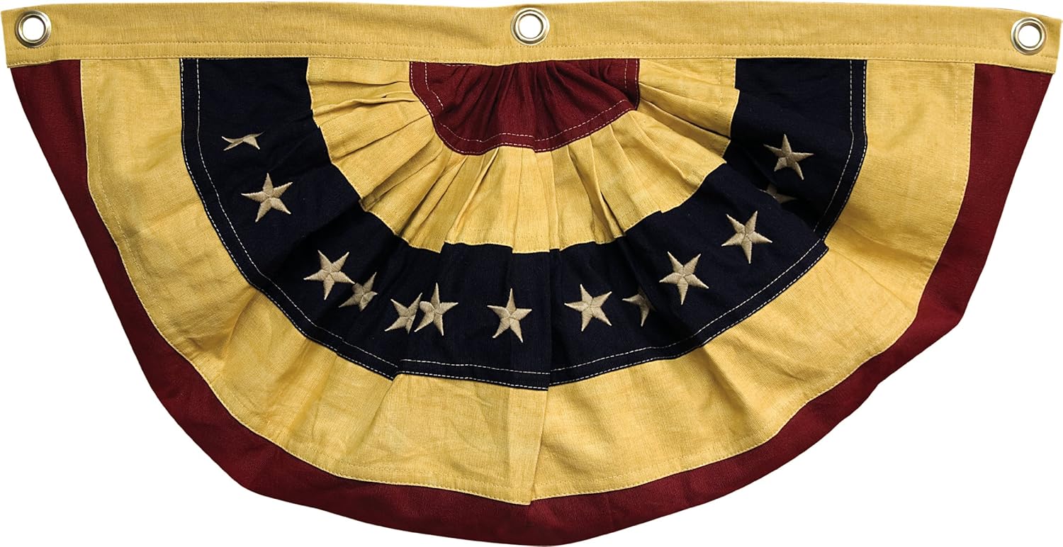 Tea-Stained Aged Flag Bunting - Small