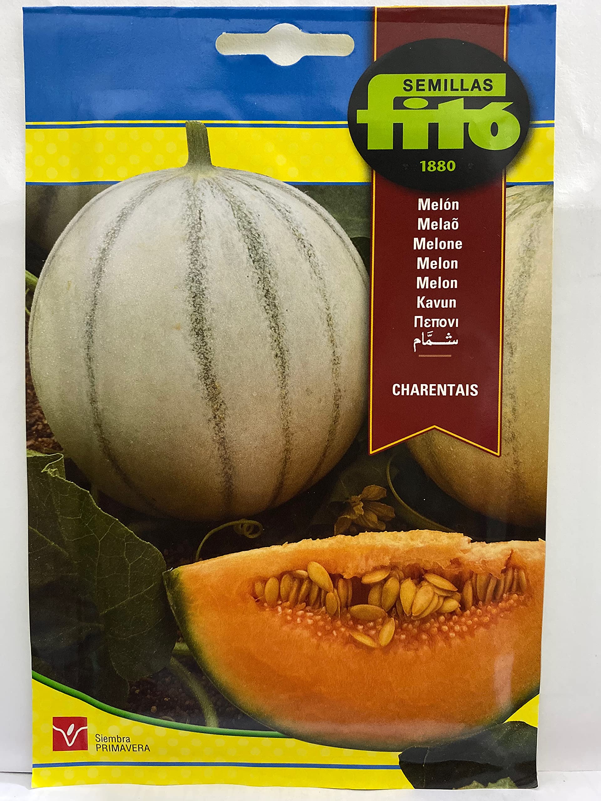 Semillas Fitó FITO® CHARENTAIS MELON SEEDS (Net weight 10 grams.) – بذور شمام