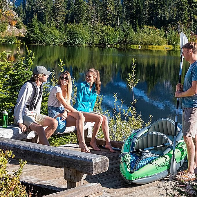Intex Challenger Kayak Inflable 2 Personas con Remos y Bomba PVC miniatura 3