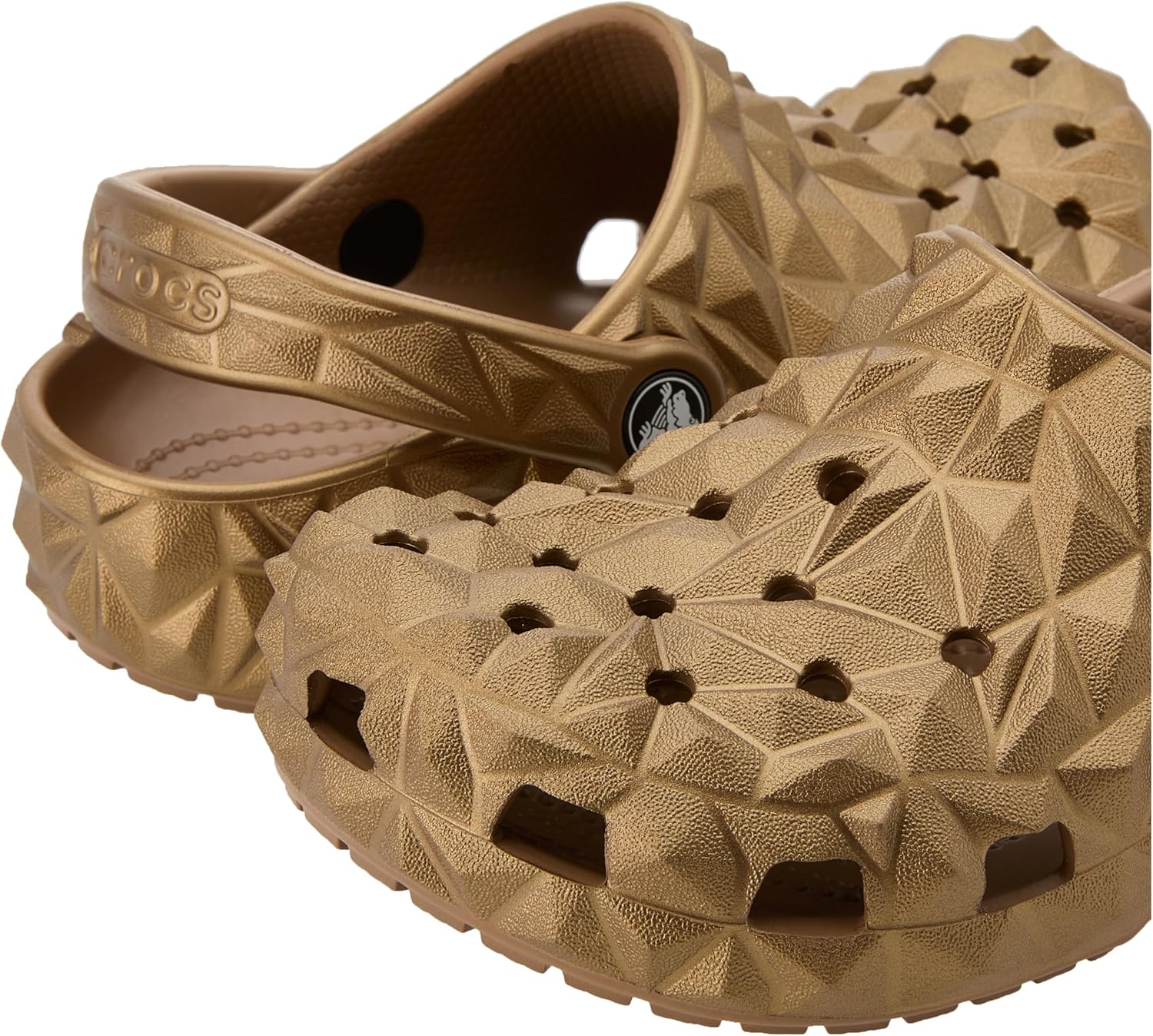 Crocs Unisex Classic Geometric Clog Bronze Men 4 Women 6 Medium - Image 3