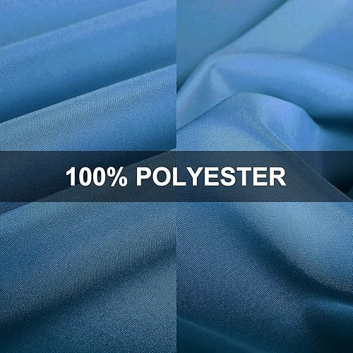 Miniatura 7 de Mantel redondo de 108 pulgadas, resistente a las manchas y a las arrugas, lavable, mantel de tela decorativa para mesa de comedor, fiestas de bufé y