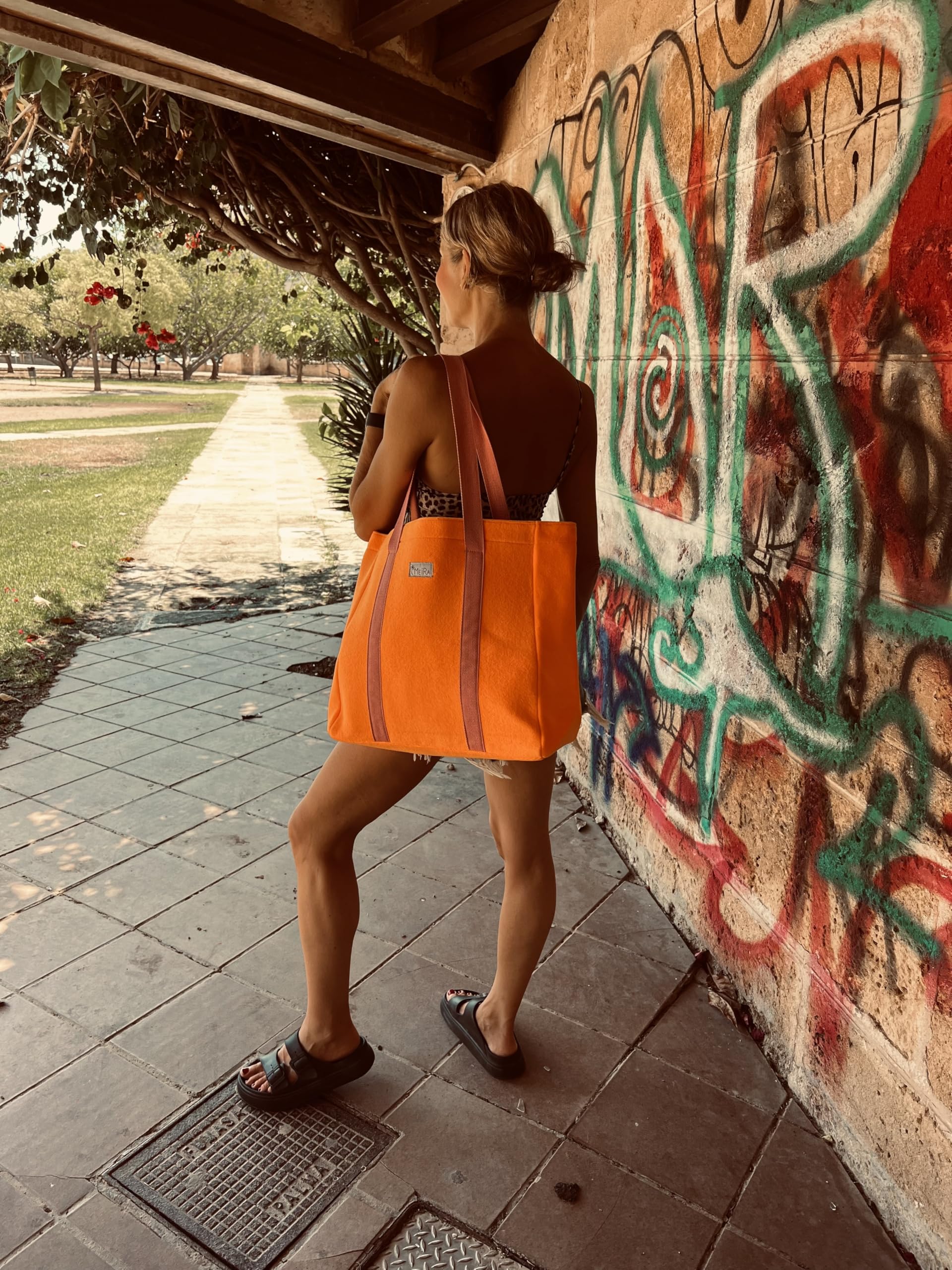 Generisch Frottee Handtasche, Shopper, Strandtasche