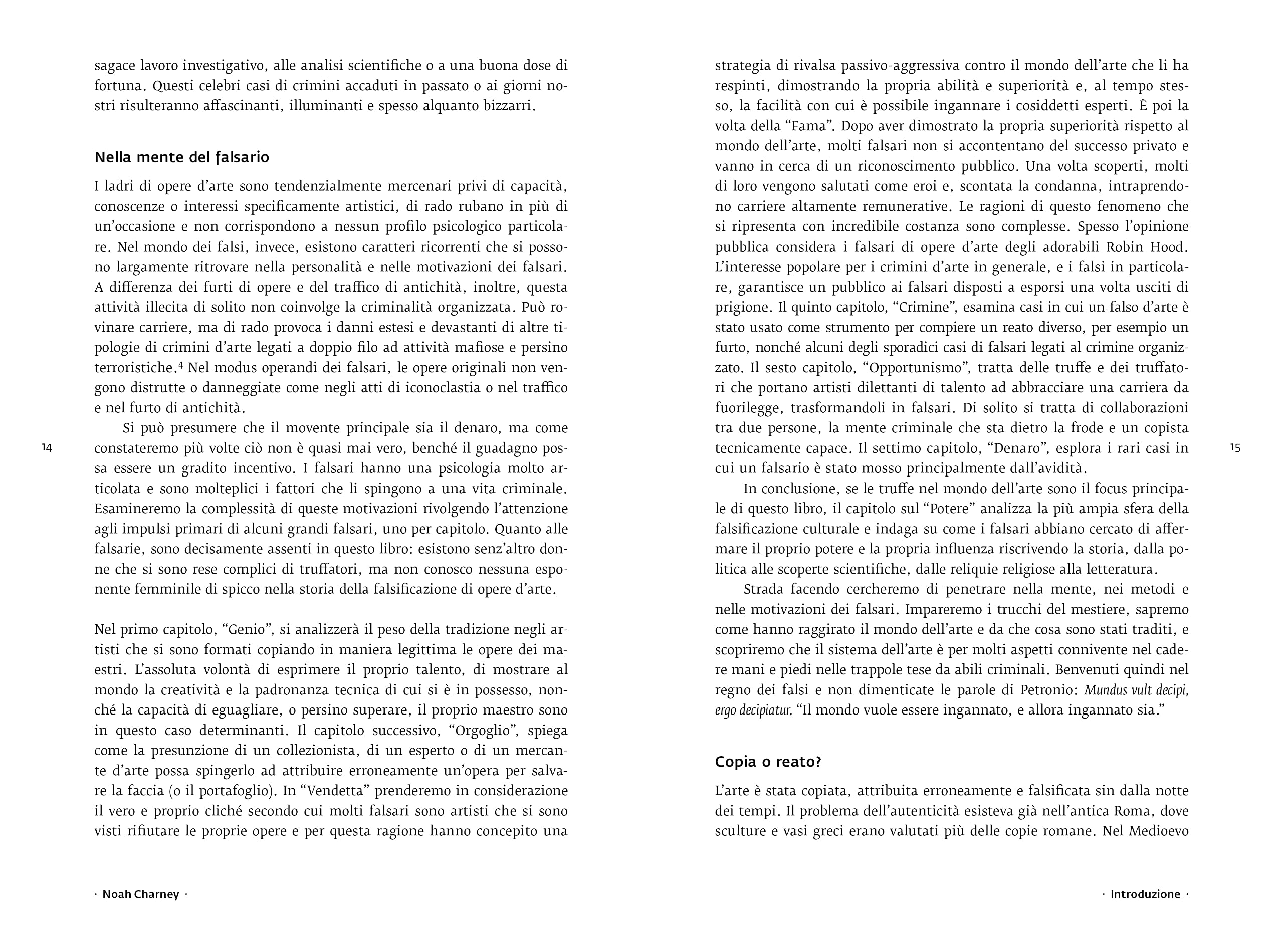 L'arte del falso